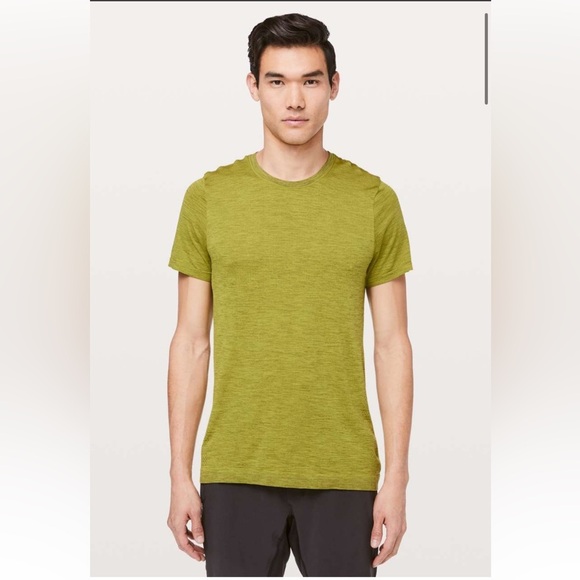 Lululemon Metal Vent Tech Surge Short Sleeve in Mossy Golden Lime Men’s Size S - Picture 1 of 7